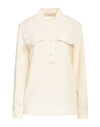 Jucca Woman Blouse Cream Size 8 Polyester In White
