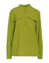 Jucca Woman Blouse Acid Green Size 10 Polyester