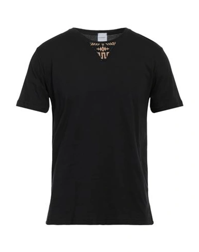 Stilosophy Man T-shirt Black Size Xxl Cotton
