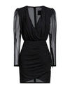 John Richmond Woman Short Dress Black Size 6 Silk