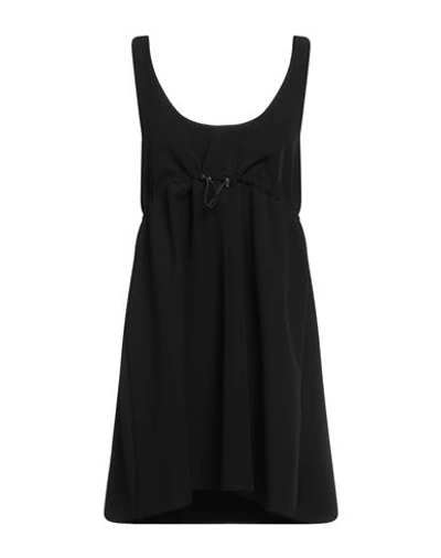 Vicolo Woman Mini Dress Black Size M Acetate, Viscose