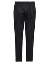 Santaniello Man Pants Black Size 34 Wool, Polyamide, Cashmere, Elastane