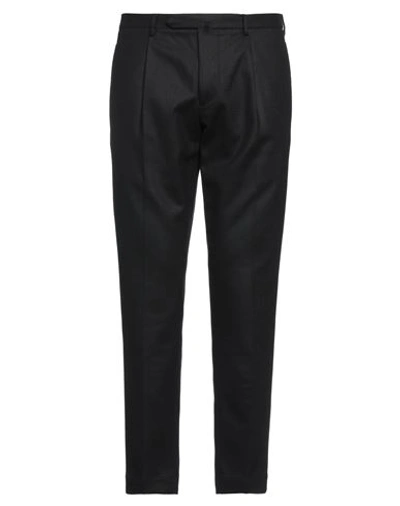 Santaniello Man Pants Black Size 34 Wool, Polyamide, Cashmere, Elastane