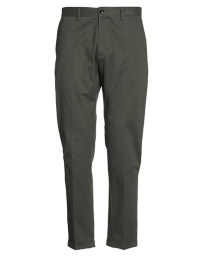 Liu •jo Man Man Pants Military Green Size 38 Lyocell, Cotton, Elastane