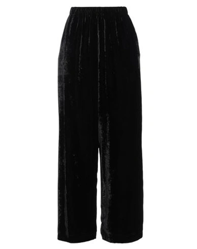 Pomandère Woman Pants Black Size 8 Viscose, Polyamide