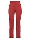 CHIARA BONI LA PETITE ROBE CHIARA BONI LA PETITE ROBE WOMAN PANTS RUST SIZE 4 POLYAMIDE, ELASTANE