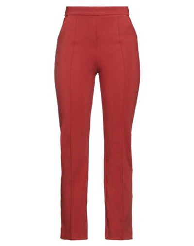 Chiara Boni La Petite Robe Woman Pants Rust Size 4 Polyamide, Elastane In Red
