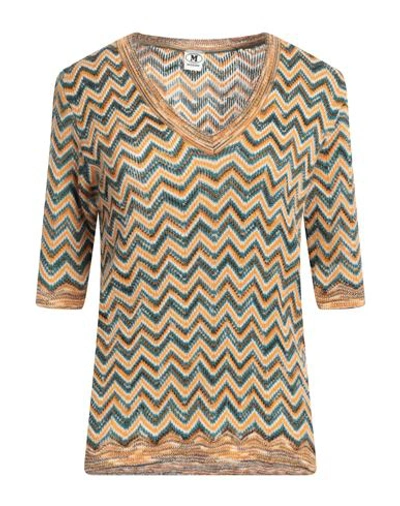 M MISSONI M MISSONI WOMAN SWEATER MANDARIN SIZE M MOHAIR WOOL, VISCOSE, WOOL, POLYAMIDE