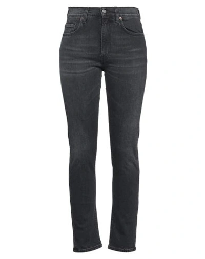 Haikure Woman Jeans Black Size 31 Cotton, Elastane