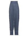 Koché Woman Pants Blue Size 10 Virgin Wool In Blue
