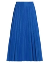 Siste's Woman Midi Skirt Bright Blue Size L Polyester In Blue