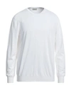 Altea Man Sweater White Size Xl Cotton