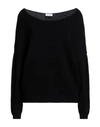 American Vintage Woman Sweater Black Size Xxs/xs Polyamide, Wool, Acrylic, Elastane