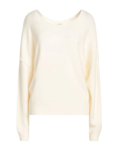 American Vintage Woman Sweater Cream Size Xs/s Polyamide, Wool, Acrylic, Elastane In White