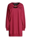 Versace Jeans Couture Woman Mini Dress Magenta Size Xs Cotton, Elastane