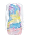 Iceberg Woman Mini Dress Light Blue Size 6 Polyester, Cotton, Polyamide, Acetate, Viscose In Blue