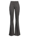 The Seafarer Woman Denim Pants Lead Size 25 Cotton, Elastane In Grey
