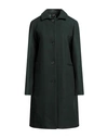 Aspesi Woman Coat Green Size 4 Virgin Wool, Polyamide, Cashmere