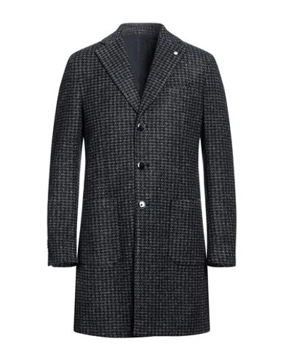 L.b.m 1911 L. B.m. 1911 Man Coat Midnight Blue Size 42 Polyester, Acrylic, Wool