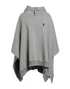 Mauro Grifoni Grifoni Woman Cape Light Grey Size S Cotton, Polyester