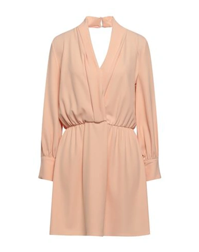 Vicolo Woman Mini Dress Blush Size S Polyester, Elastane In Pink