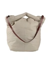 Alysi Woman Handbag Beige Size - Soft Leather