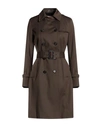Sealup Woman Overcoat Military Green Size 4 Polyester, Cotton
