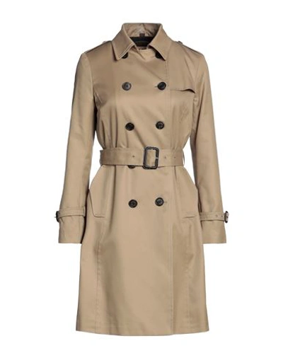 Sealup Woman Overcoat Sand Size 4 Polyester, Cotton In Beige
