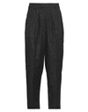 Beatrice B Beatrice .b Woman Pants Charcoal Size 4 Viscose, Polyester, Wool, Polyamide, Silk In Grey