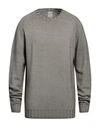 H953 Man Sweater Khaki Size 46 Merino Wool In Beige