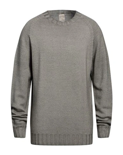 H953 Man Sweater Khaki Size 46 Merino Wool In Beige