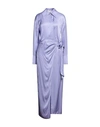 Cinqrue Woman Long Dress Lilac Size S Viscose In Purple
