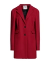 Eph Woman Coat Red Size 12 Polyester