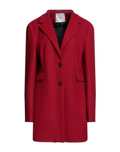 Eph Woman Coat Red Size 12 Polyester In Red