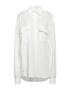 ALESSANDRO ENRIQUEZ ALESSANDRO ENRIQUEZ WOMAN SHIRT IVORY SIZE XL VISCOSE