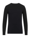 Grey Daniele Alessandrini Man Sweater Black Size 42 Acrylic, Polyamide, Wool, Mohair Wool