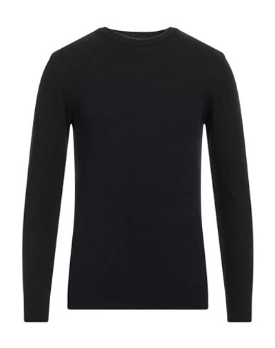 Grey Daniele Alessandrini Man Sweater Black Size 42 Acrylic, Polyamide, Wool, Mohair Wool