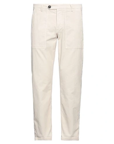 Molo Eleven Man Pants Beige Size 38 Cotton, Elastane