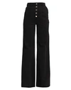 Elisabetta Franchi Woman Denim Pants Black Size 26 Cotton