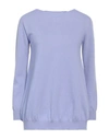 Shirtaporter Woman Sweater Lilac Size 6 Wool, Cashmere In Purple