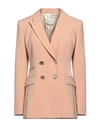 Anna Molinari Woman Blazer Blush Size 4 Polyester, Elastane In Pink