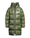 Duvetica Man Down Jacket Military Green Size 46 Polyamide In Green