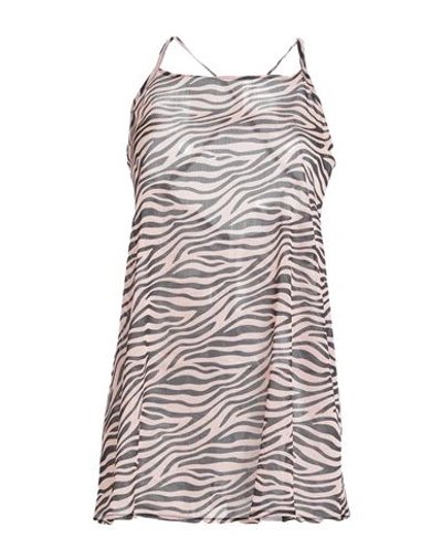 Smmr Woman Cover-up Light Pink Size L/xl Polyester