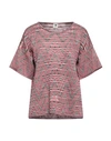 M MISSONI M MISSONI WOMAN SWEATER PINK SIZE XL VISCOSE, WOOL, METALLIC FIBER, POLYAMIDE