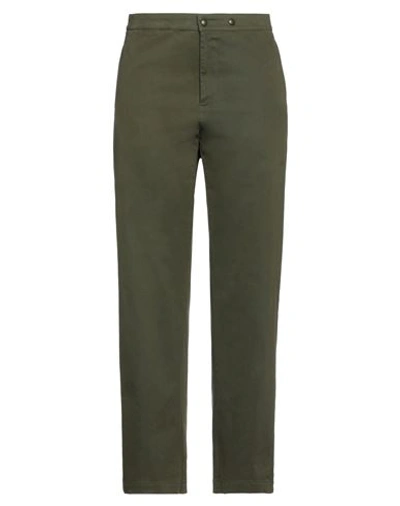 Jucca Woman Pants Military Green Size 10 Cotton, Elastane