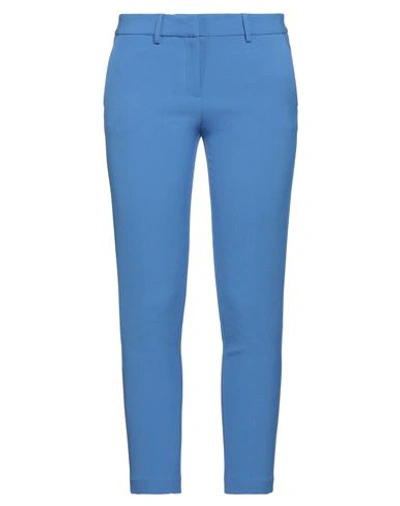 Simona Corsellini Woman Pants Slate Blue Size 4 Polyester, Viscose, Cotton, Elastane