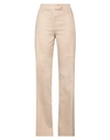 True Royal Woman Pants Beige Size 2 Cotton, Elastane In Beige