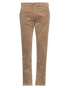 Wrangler Man Pants Khaki Size 40w-34l Cotton, Elastane In Beige