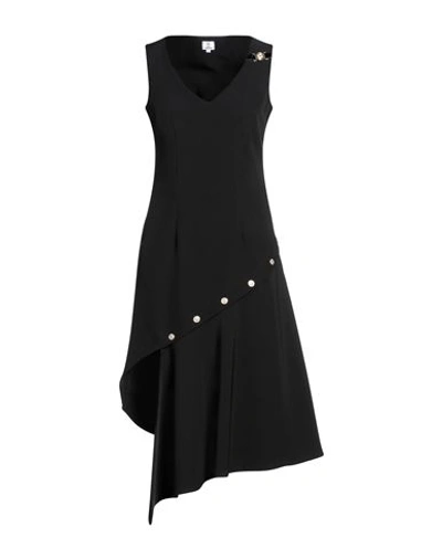 Gil Santucci Woman Mini Dress Black Size 4 Polyester, Elastane
