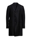 Tagliatore Man Coat Black Size 40 Virgin Wool, Cashmere